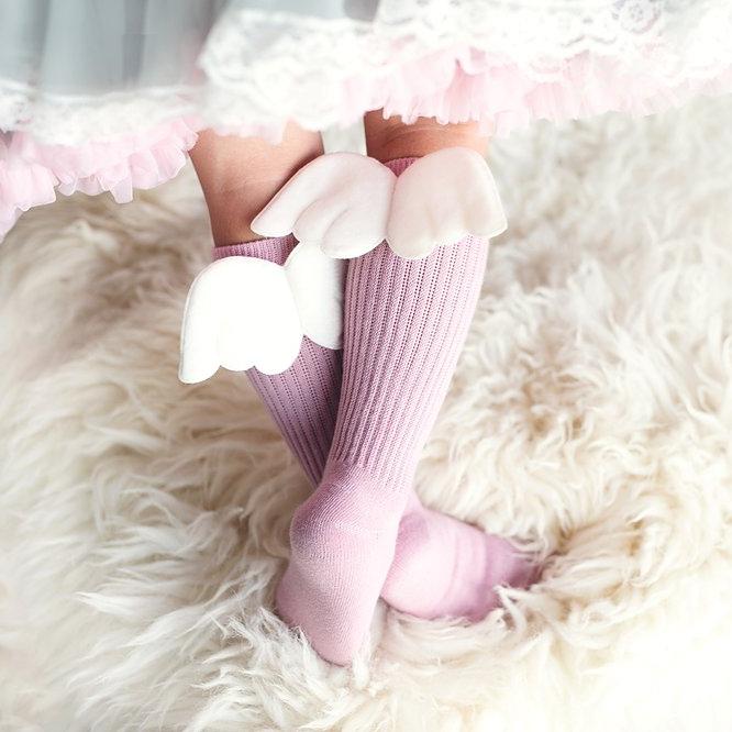 Kniekousen Pink Angles • Mama's Feet