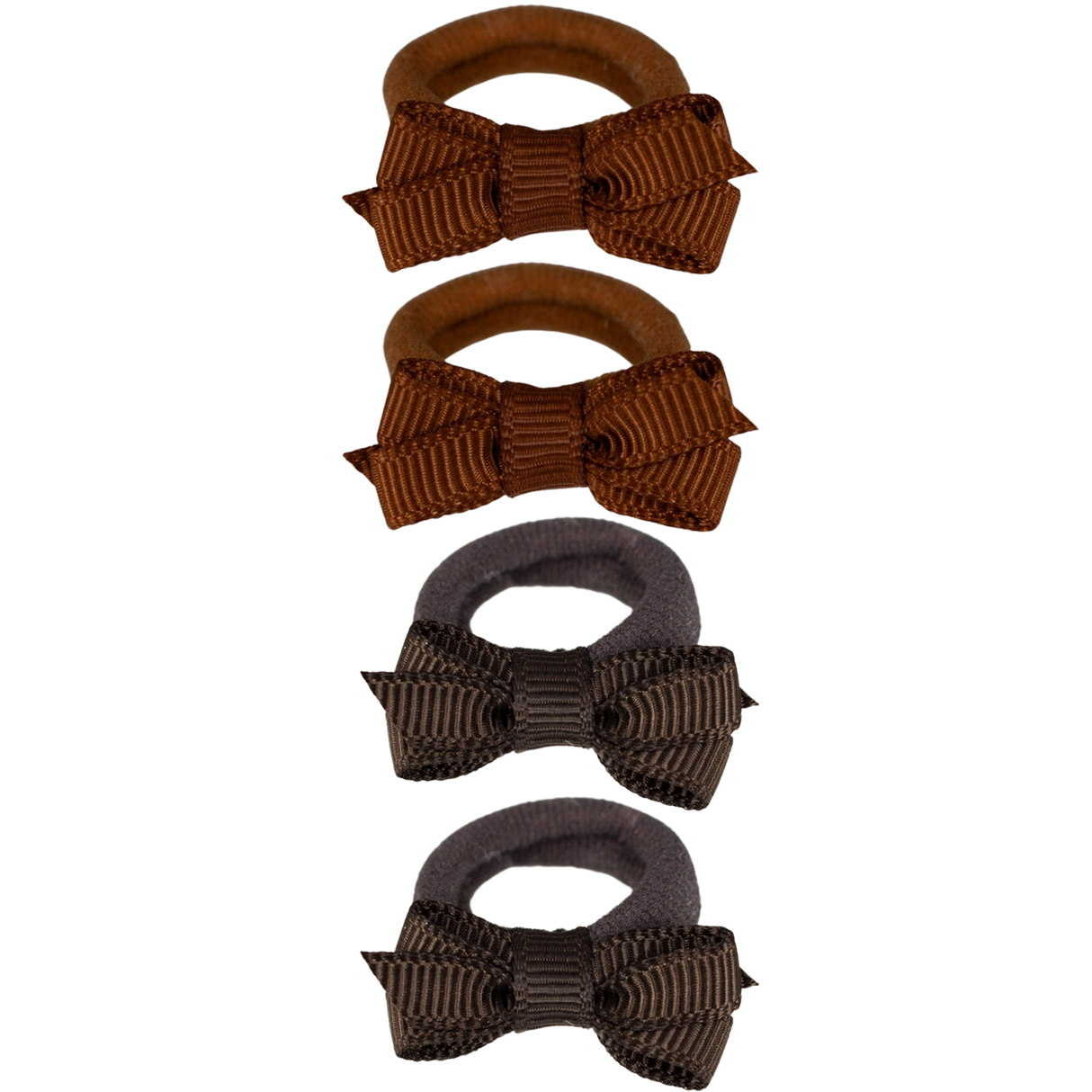 Baby Elastiekjes Met Strikje • Cappuccino