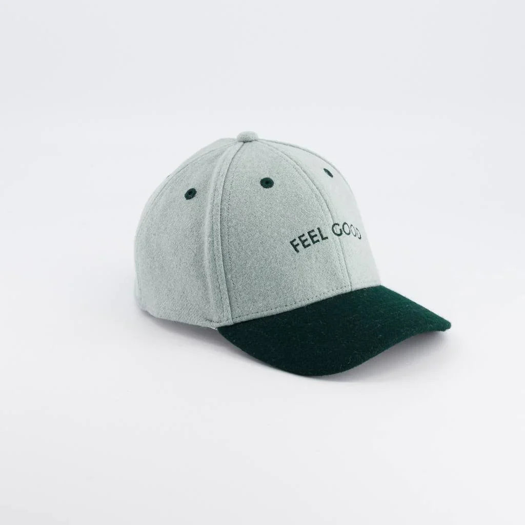 groene winterse pet chamaye green vilt