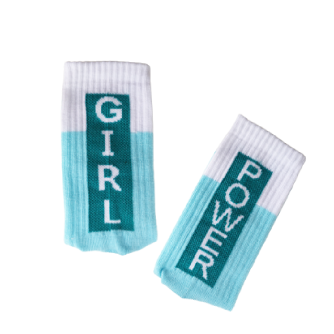 Sokken Girl Power • Blauw