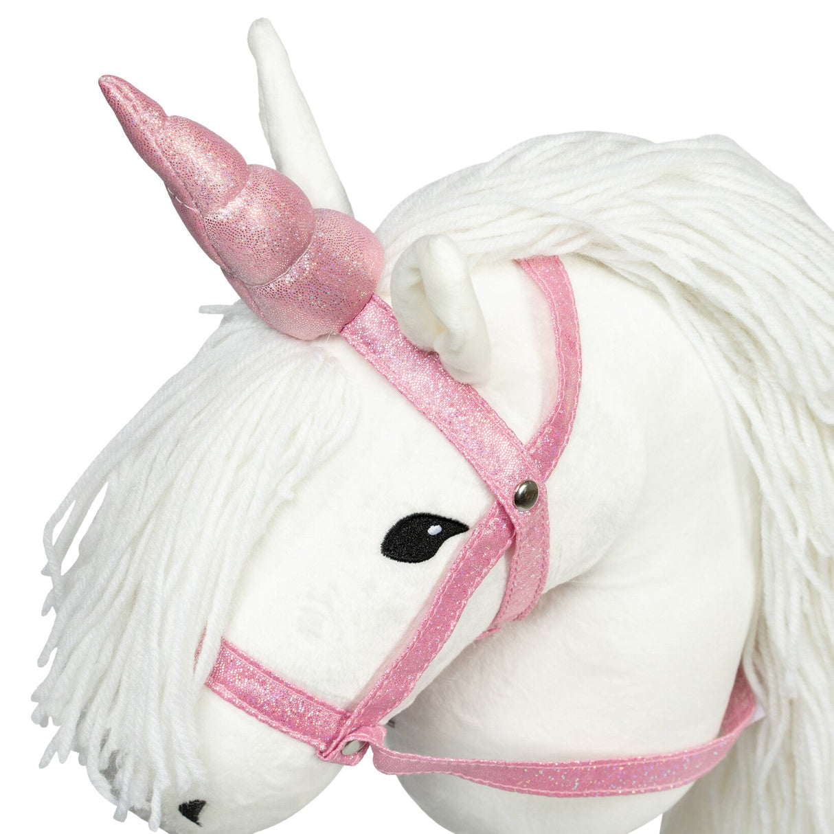 Unicorn Hoorn En Halter Roze (ZONDER stokpaard enkel halter)