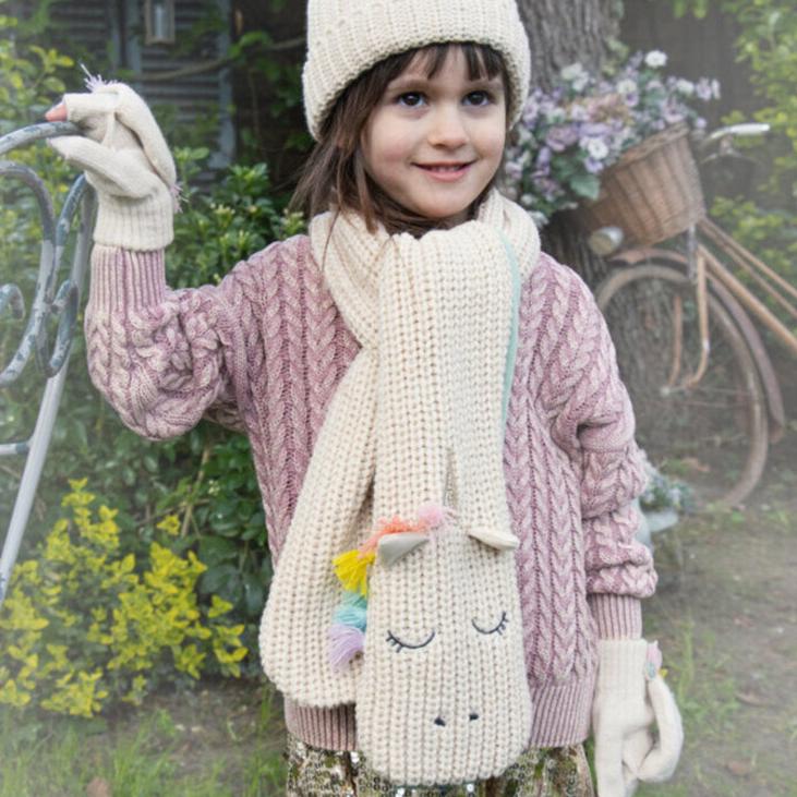 handschoenen unicorn eenhoorn wit kinderhandschoenen