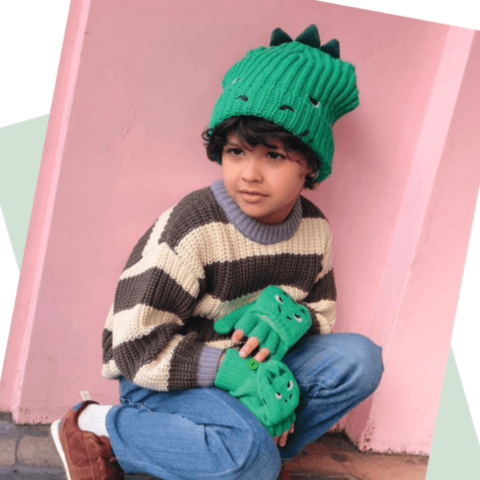 dino handschoenen groen