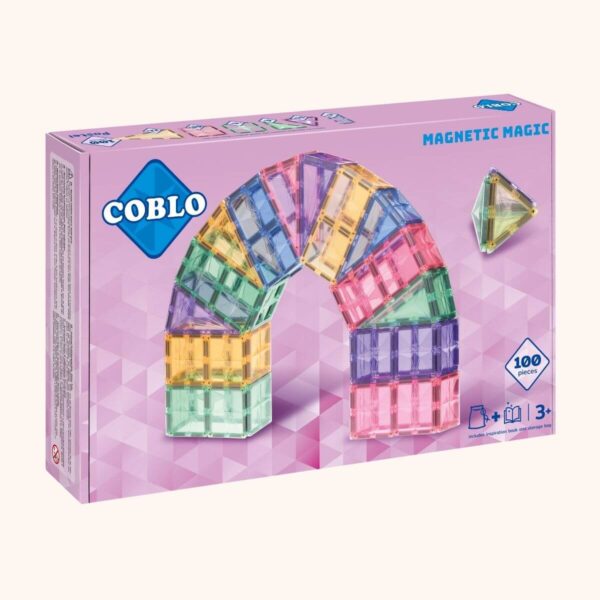 Magnetische Bouwblokken • Pastel • 100 Stuks