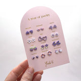 oorringen oorbellen yuo b kinderoorringen kinderoorbellen kinderjuwelen paars