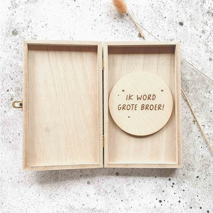 Houten Kistje • Ik Word Grote Broer