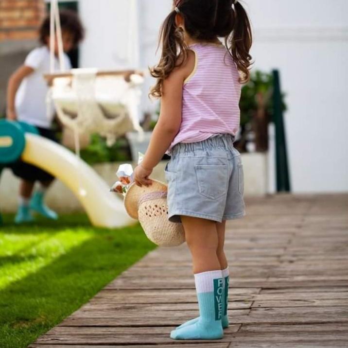 Sokken Girl Power • Blauw