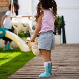 Sokken Girl Power • Blauw