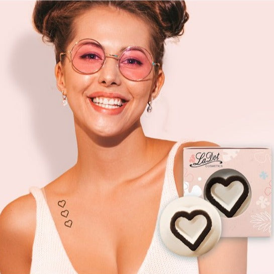 tattoo steen la dot cosmetics hart hartje heart