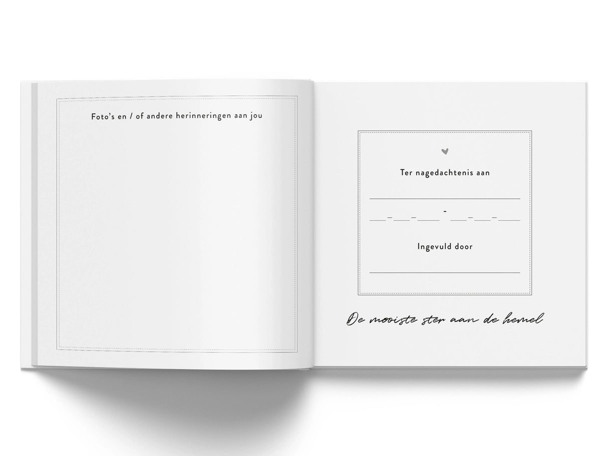 Invulboek • Ik  Mis Je Zo • Taupe