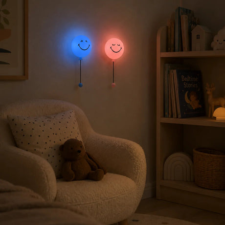 mob bubbly light pink roze kinderkamerlicht tienerkamerkamerverlichting smileylamp smiley kinderlamp tienerlamp 