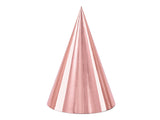 Feesthoedjes • Rosé Goud (6 stuks)
