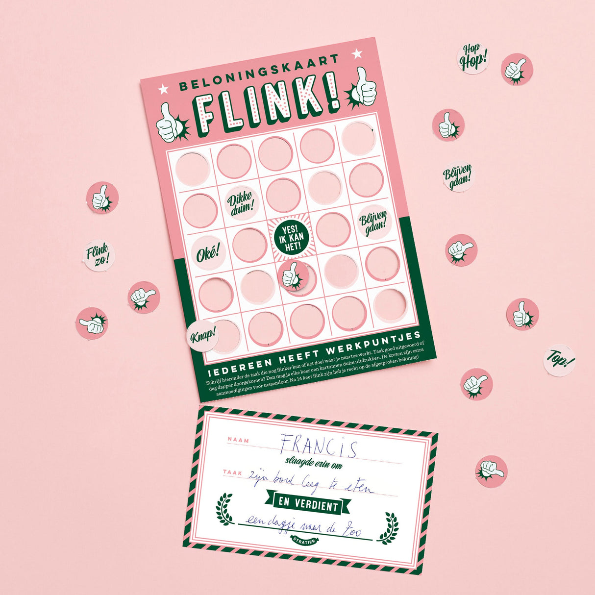 Beloningskaarten • Flink! (5 stuks)