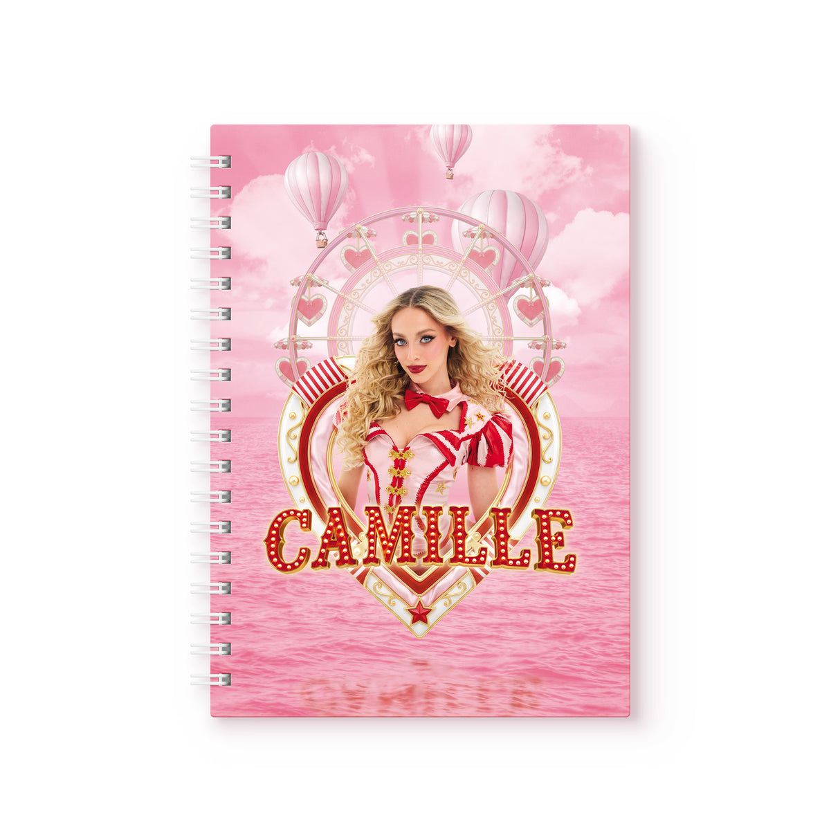 A5 spiraalschrift roze camille dhont