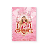 A5 spiraalschrift roze camille dhont