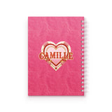 A5 spiraalschrift roze camille dhont