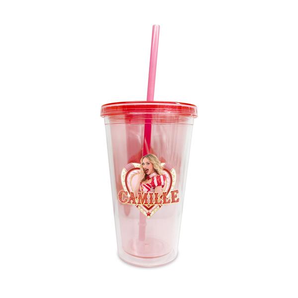 Drinkbeker + Rietje 500 ml Camille