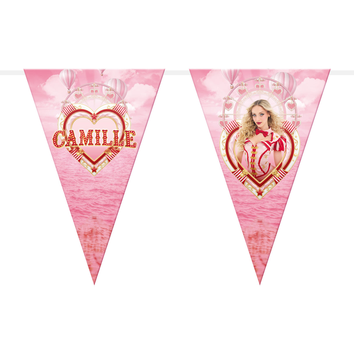 vlaggenlijn camille dhont roze