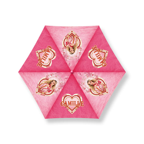 Paraplu camille roze