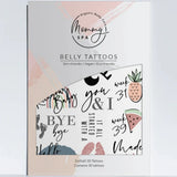 Baby Bump Tattoos • Plaktattoos Kleur