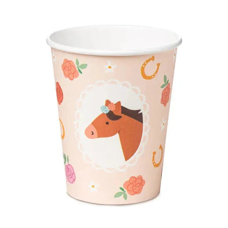 kartonnen beker paard