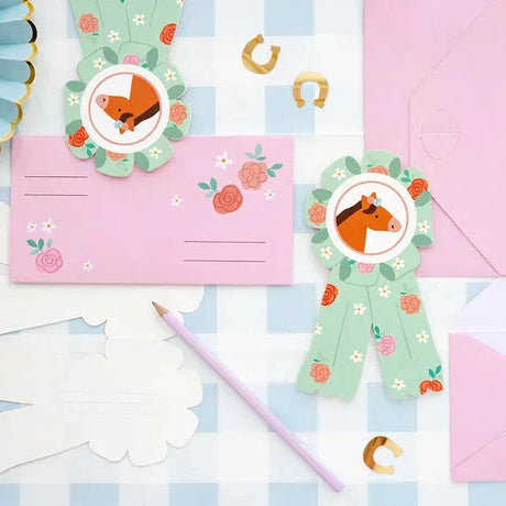 Uitnodiging Verjaardagsfeest • Paard (6 stuks)