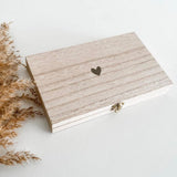 houten kistjes met houten romper jullie worden oom en tante
