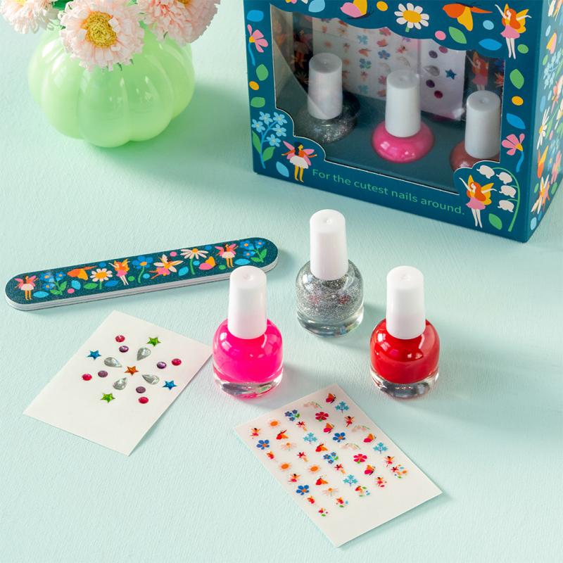 nagelkit nagelsversieren fairies in the garden kindernagellak