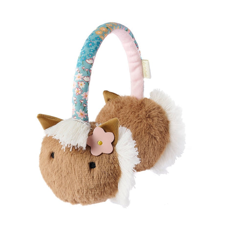 kinder oorwarmers oorwarmer pony paard bruin