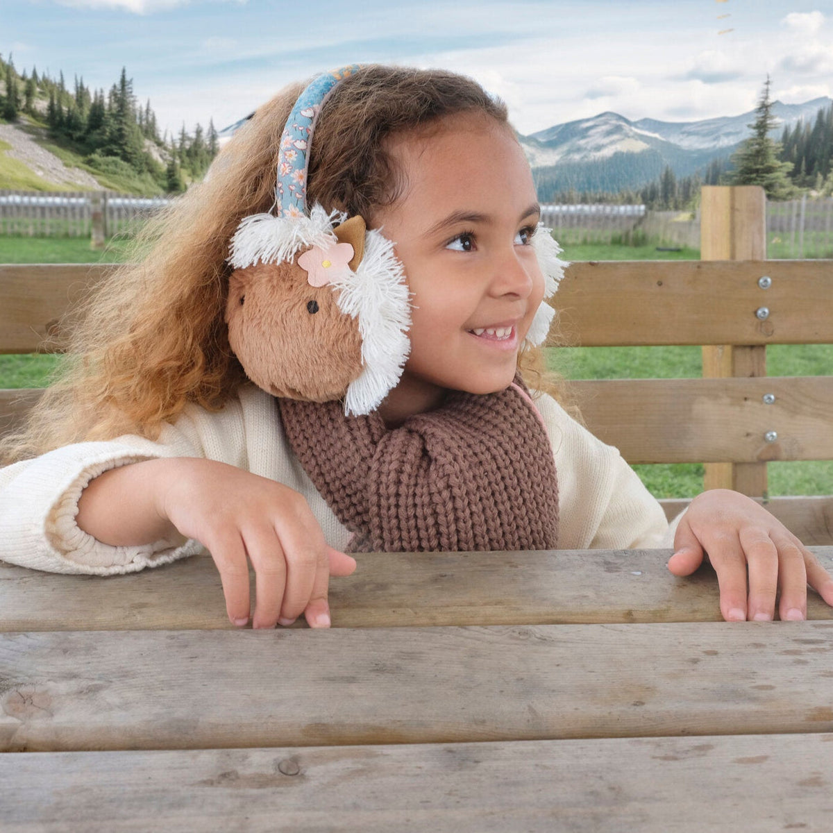 kinder oorwarmers oorwarmer pony paard bruin