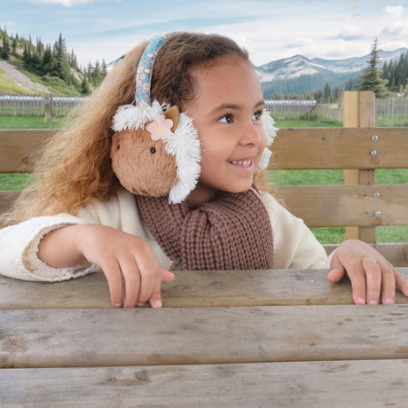 kinder oorwarmers oorwarmer pony paard bruin