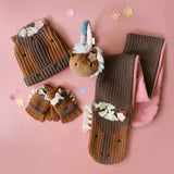 kinder oorwarmers oorwarmer pony paard bruin