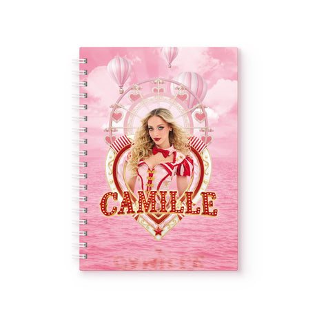 A5 spiraalschrift roze camille dhont