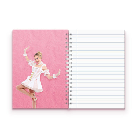 A5 spiraalschrift roze camille dhont