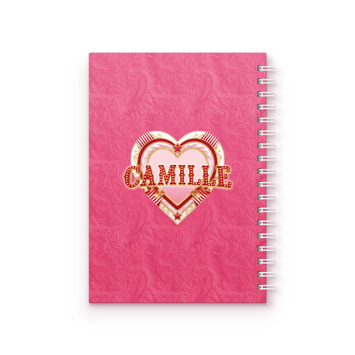 A5 spiraalschrift roze camille dhont