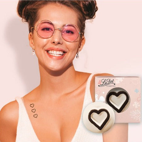 tattoo steen la dot cosmetics hart hartje heart