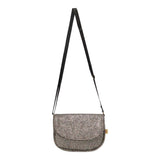 handtas glitter zwart black le big