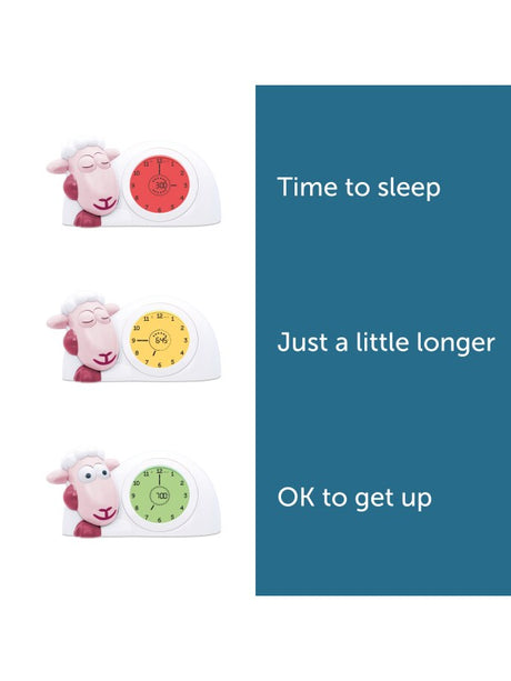 Slaaptrainer Sam • Wekker Zazu 3 in 1 • Roze