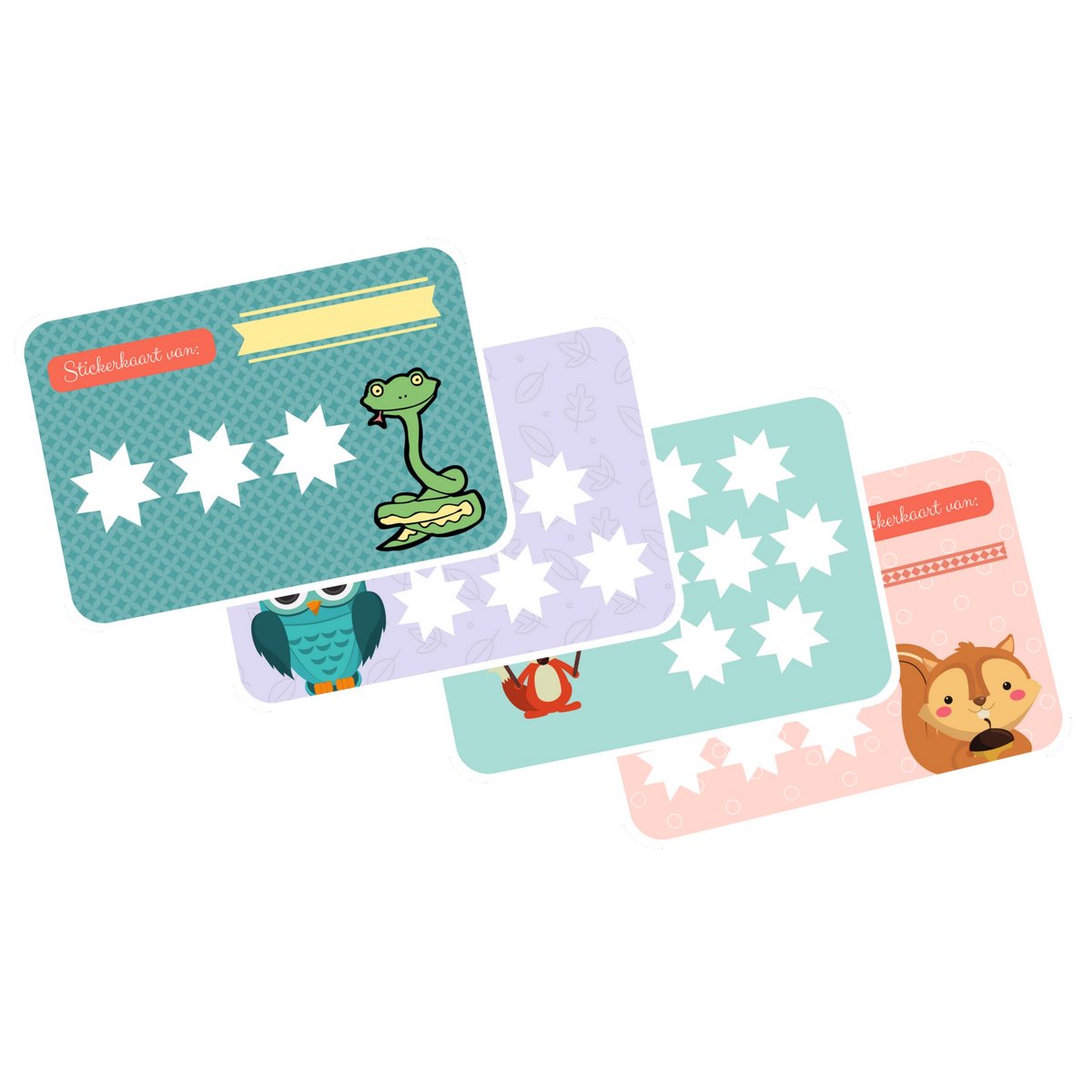 Beloningskaarten & Stickers • Neutraal