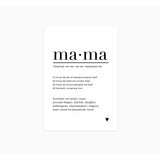 A6 Ansichtkaart • Mama