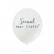 troost ballon straal maar liefje vlinderkusje