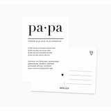 A6 Ansichtkaart • Papa